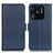 Leather Case Stands Flip Cover Holder M15L for Xiaomi Redmi 10 India Blue