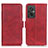 Leather Case Stands Flip Cover Holder M15L for Xiaomi Redmi 11 Prime 4G Red