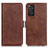 Leather Case Stands Flip Cover Holder M15L for Xiaomi Redmi Note 11 4G (2022)