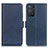 Leather Case Stands Flip Cover Holder M15L for Xiaomi Redmi Note 11 Pro 5G Blue