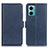 Leather Case Stands Flip Cover Holder M15L for Xiaomi Redmi Note 11E 5G Blue