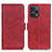 Leather Case Stands Flip Cover Holder M15L for Xiaomi Redmi Note 12 Turbo 5G Red