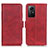 Leather Case Stands Flip Cover Holder M15L for Xiaomi Redmi Note 12S Red