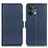 Leather Case Stands Flip Cover Holder M15L for Xiaomi Redmi Note 13 5G Blue