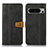 Leather Case Stands Flip Cover Holder M16L for Google Pixel 8 Pro 5G Black
