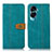 Leather Case Stands Flip Cover Holder M16L for Huawei Honor 90 Lite 5G Green