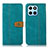 Leather Case Stands Flip Cover Holder M16L for Huawei Honor X6 5G Green