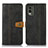 Leather Case Stands Flip Cover Holder M16L for Nokia C210 Black