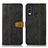 Leather Case Stands Flip Cover Holder M16L for Nokia C22 Black