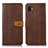 Leather Case Stands Flip Cover Holder M16L for Samsung Galaxy Xcover Pro 2 5G Brown