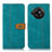 Leather Case Stands Flip Cover Holder M16L for Sharp Aquos R7 Green