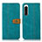 Leather Case Stands Flip Cover Holder M16L for Sony Xperia 5 IV Green