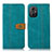 Leather Case Stands Flip Cover Holder M16L for Xiaomi Poco M4 5G Green