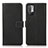 Leather Case Stands Flip Cover Holder M16L for Xiaomi Redmi Note 10 5G Black