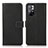 Leather Case Stands Flip Cover Holder M16L for Xiaomi Redmi Note 11 5G Black