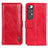 Leather Case Stands Flip Cover Holder ML11 for Xiaomi Mi 10S 5G Red