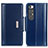 Leather Case Stands Flip Cover Holder ML13 for Xiaomi Mi 10S 5G Blue