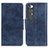 Leather Case Stands Flip Cover Holder ML2 for Xiaomi Mi 10S 5G Blue