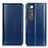 Leather Case Stands Flip Cover Holder ML5 for Xiaomi Mi 10S 5G Blue