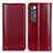 Leather Case Stands Flip Cover Holder ML5 for Xiaomi Mi 10S 5G Red