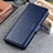 Leather Case Stands Flip Cover Holder ML7 for Realme 9 4G Blue