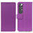 Leather Case Stands Flip Cover Holder ML8 for Xiaomi Mi 10S 5G Purple