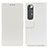 Leather Case Stands Flip Cover Holder ML8 for Xiaomi Mi 10S 5G White