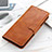 Leather Case Stands Flip Cover Holder ML9 for Realme Narzo 50 Pro 5G Brown