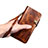 Leather Case Stands Flip Cover Holder MT1 for Apple iPhone 15 Pro