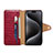Leather Case Stands Flip Cover Holder MT4 for Apple iPhone 15 Pro