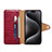 Leather Case Stands Flip Cover Holder MT4 for Apple iPhone 16 Pro