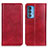 Leather Case Stands Flip Cover Holder N01P for Motorola Moto Edge S Pro 5G Red