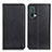 Leather Case Stands Flip Cover Holder N01P for OnePlus Nord CE 5G Black