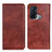 Leather Case Stands Flip Cover Holder N01P for Oppo Reno5 A