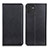 Leather Case Stands Flip Cover Holder N01P for Samsung Galaxy A03 Black