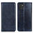 Leather Case Stands Flip Cover Holder N01P for Samsung Galaxy A03 Blue