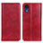 Leather Case Stands Flip Cover Holder N01P for Samsung Galaxy A03 Core Red