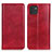 Leather Case Stands Flip Cover Holder N01P for Samsung Galaxy A03 Red