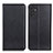 Leather Case Stands Flip Cover Holder N01P for Samsung Galaxy A04s Black