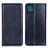 Leather Case Stands Flip Cover Holder N01P for Samsung Galaxy A22s 5G Blue