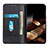 Leather Case Stands Flip Cover Holder N01P for Samsung Galaxy S24 Plus 5G