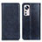 Leather Case Stands Flip Cover Holder N01P for Xiaomi Mi 12 5G Blue