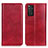 Leather Case Stands Flip Cover Holder N01P for Xiaomi Redmi Note 11 4G (2022) Red