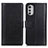 Leather Case Stands Flip Cover Holder N02P for Motorola Moto E32