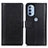 Leather Case Stands Flip Cover Holder N02P for Motorola Moto G31