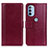 Leather Case Stands Flip Cover Holder N02P for Motorola Moto G31