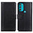 Leather Case Stands Flip Cover Holder N02P for Motorola Moto G71 5G