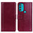 Leather Case Stands Flip Cover Holder N02P for Motorola Moto G71 5G