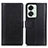 Leather Case Stands Flip Cover Holder N02P for OnePlus Nord 2T 5G Black