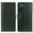 Leather Case Stands Flip Cover Holder N02P for Oppo A53s 5G Green